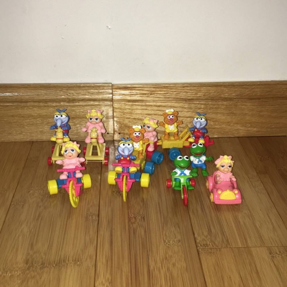 Disney Vintage Muppets - Baby Muppets Toy Figures Lot Bundle